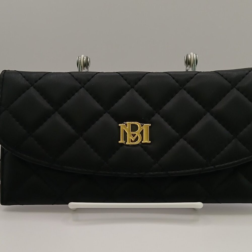 Badgley Mischka Quilt Card Holder Wallet